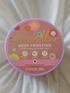 Body Frosting Red Velvet Cupcake - Lavender Pink Scented Body Cream